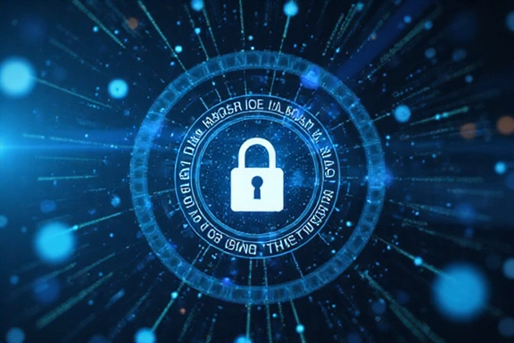 Secure data processing illustration